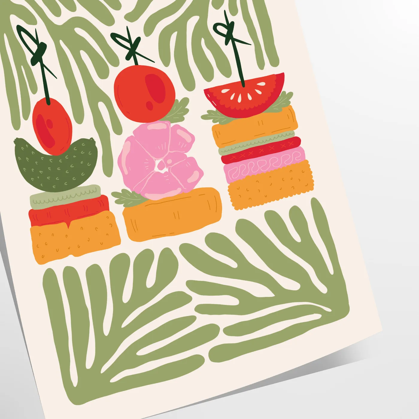 kitchen décor vibrant 86 poster lively green orange hues eye wall art perfect gift home various sizes A4 cm A0 splash color zest space