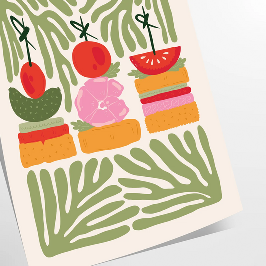 kitchen décor vibrant 86 poster lively green orange hues eye wall art perfect gift home various sizes A4 cm A0 splash color zest space